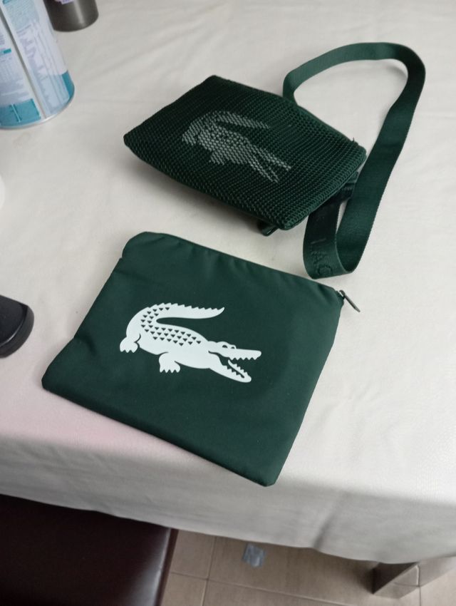 Bandolera Lacoste auténtica