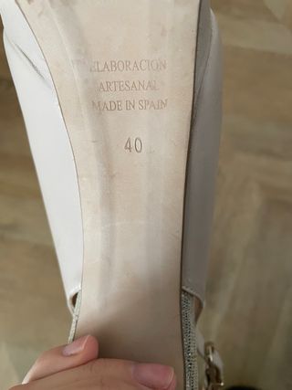 Zapatos de fiesta tacón mujer rosa nude