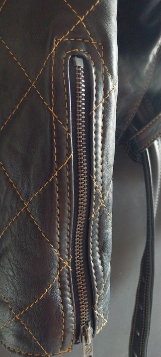 CAZADORA PIEL ESTILO MOTORISTA