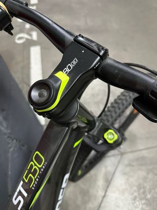 Bicicleta montaña MTB ST 530 BLACK L - 175-184CM