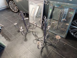 Lámparas forja muy antiguas