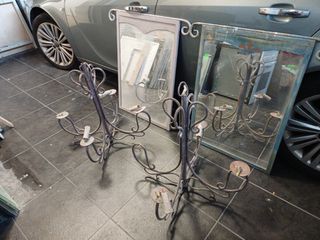 Lámparas forja muy antiguas