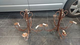 Lámparas forja muy antiguas