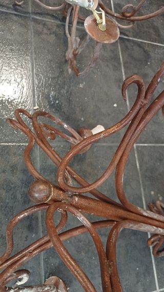 Lámparas forja muy antiguas