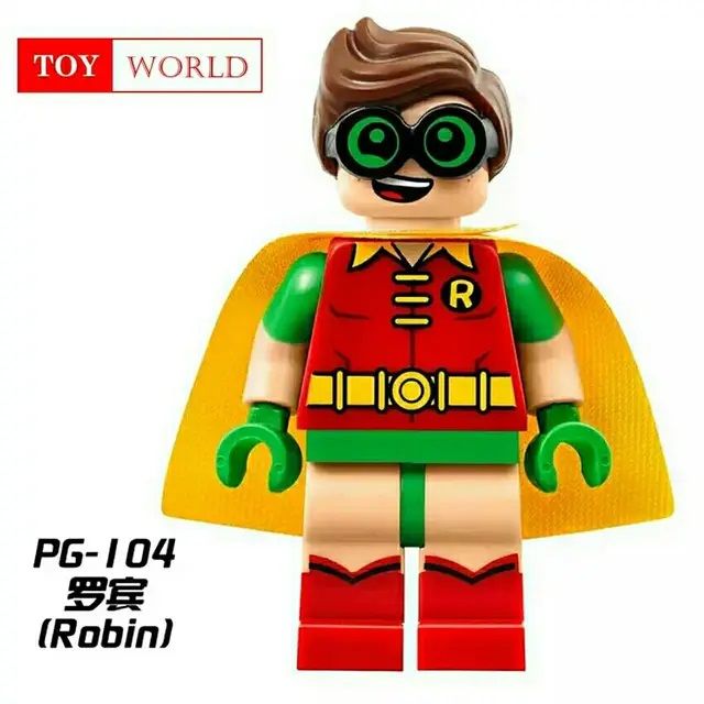 4 Muñecos Batman, Robin, Buzz y Woody