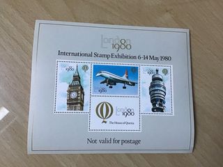 Erinnofili 1980 London Stamp Exhibition foglietto