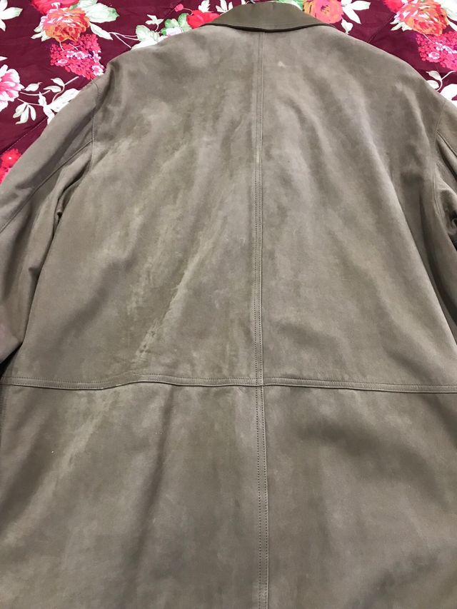 Trenca de hombre de cuero