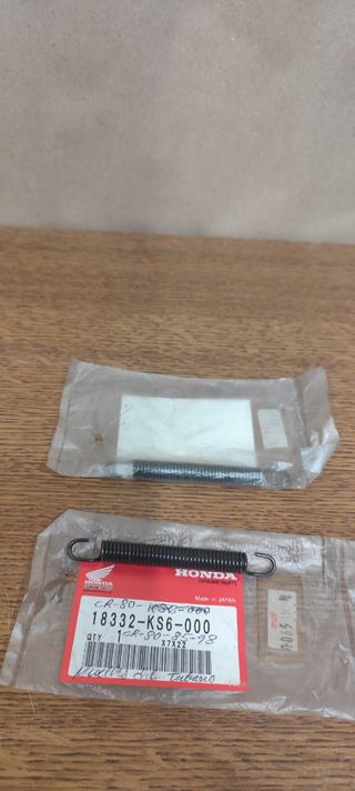 Muelle tubo de escape Honda CR