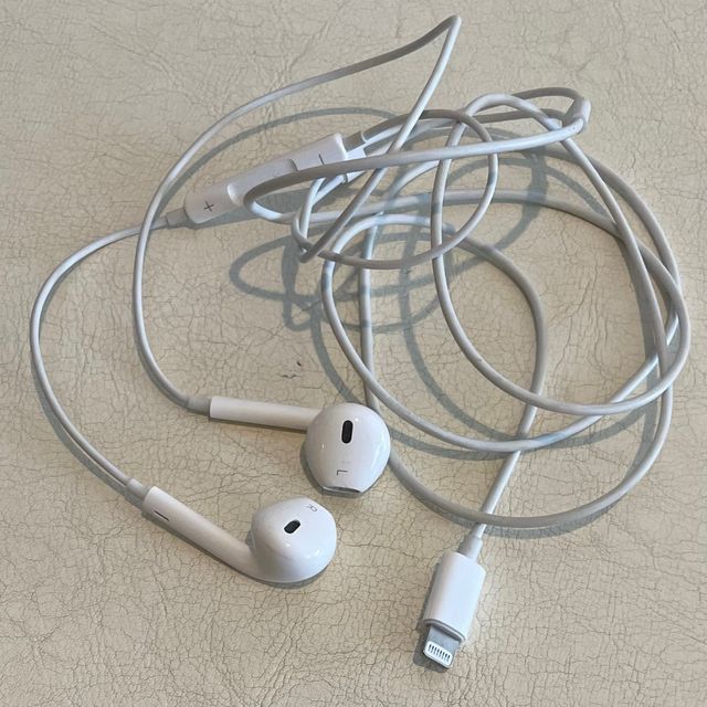 Auriculares Apple autenticos cable lightning usado