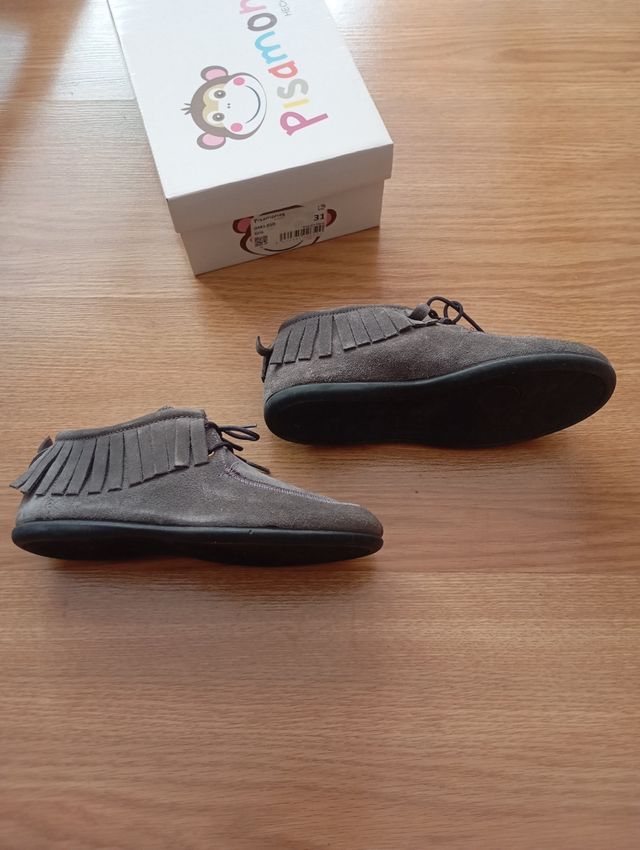 Botitas mohicano grises Pisamonas