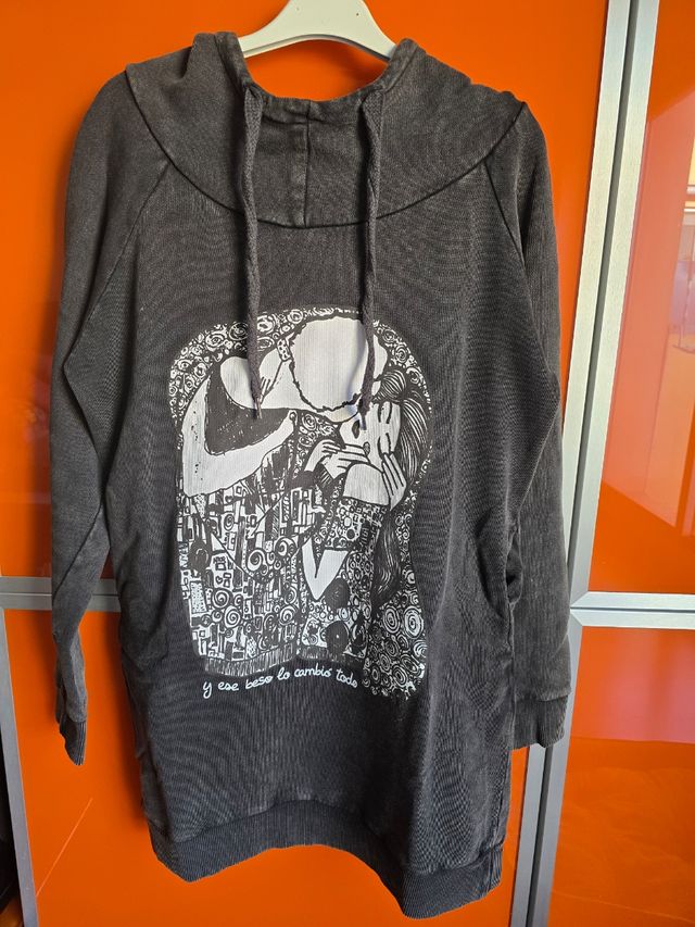 Sudadera vestido el beso