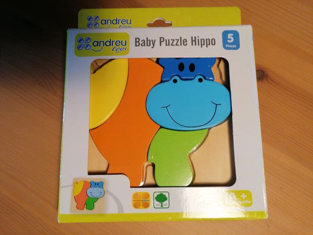 Andreu Toys. Baby Puzzle Hippo.