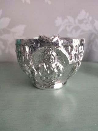 CENICERO ALMIREZ DE BRONCE PLATEADO