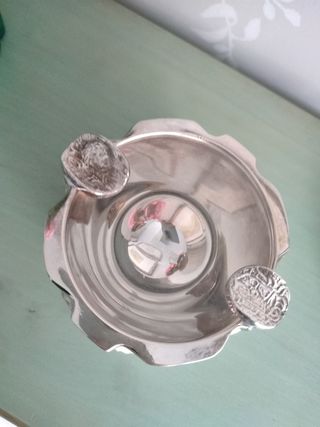 CENICERO ALMIREZ DE BRONCE PLATEADO