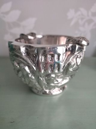 CENICERO ALMIREZ DE BRONCE PLATEADO