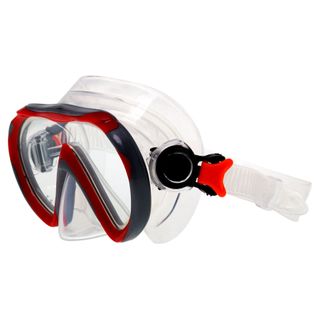 Máscara júnior Marlin JOY Rojo/Plata/Transparent
