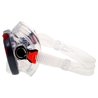 Máscara júnior Marlin JOY Rojo/Plata/Transparent