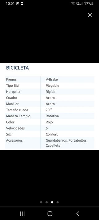 Bicicleta plegable Racer 