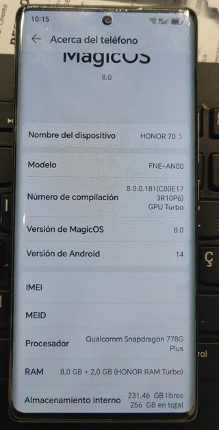 Honor 70 5G - 8GB - 256GB