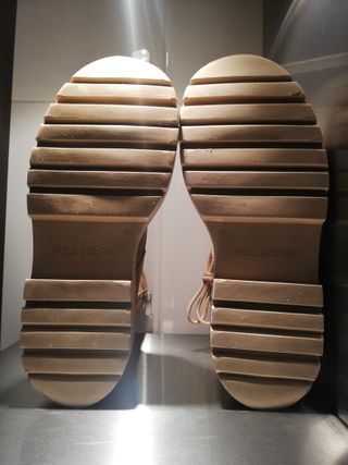 Botines Mujer Pull&Bear Beige nº 39