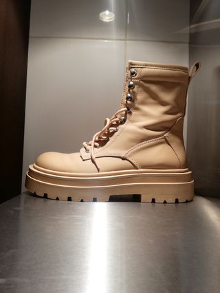 Botines Mujer Pull&Bear Beige nº 39