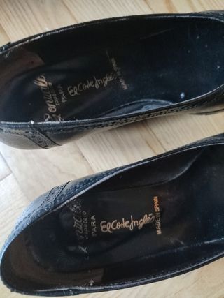 ULTIMOS DÍAS. Zapatos piel salones señora talla 36