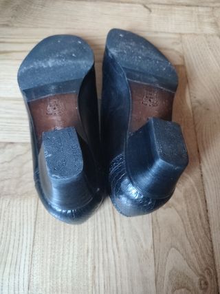 ULTIMOS DÍAS. Zapatos piel salones señora talla 36