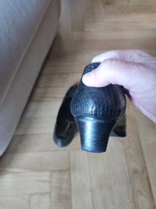 ULTIMOS DÍAS. Zapatos piel salones señora talla 36