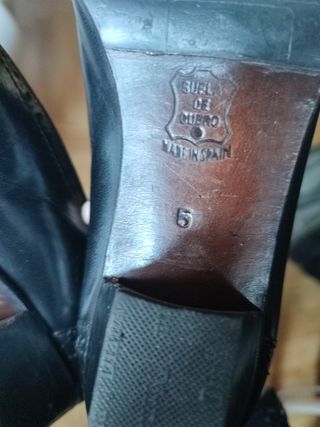 ULTIMOS DÍAS. Zapatos piel salones señora talla 36