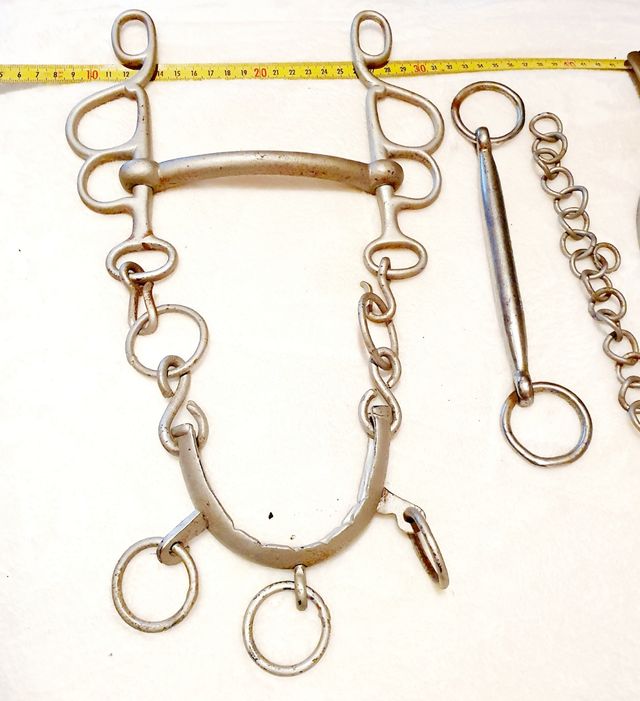 Piezas caballería militar antiguo LOTE