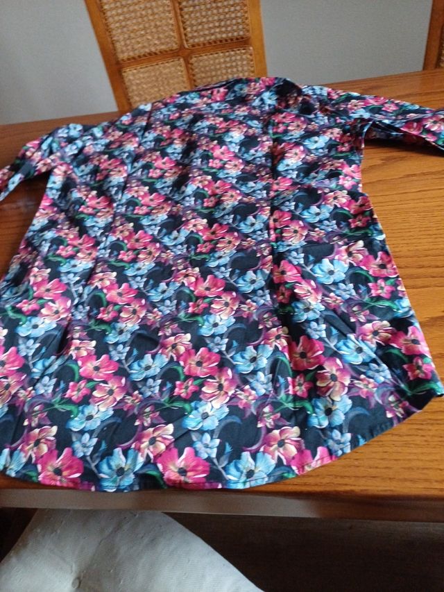 Camicia da uomo stampa floreale