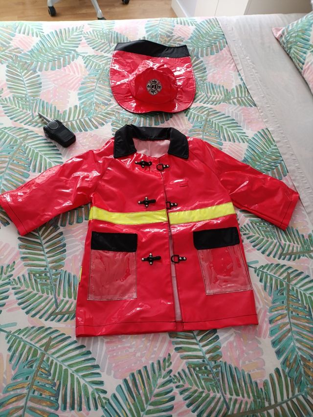 Disfraz bombero 3 a 6 años