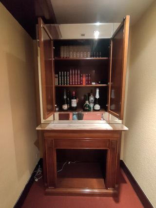 OFERTA Chimenea con Frente de Espejo Biselado