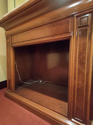 OFERTA Chimenea con Frente de Espejo Biselado