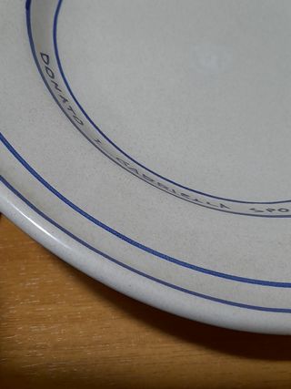 PIATTO ESPOSITORE IN MAIOLICA VINTAGE