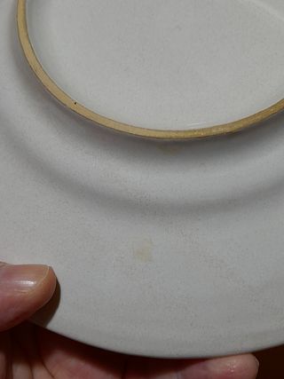 PIATTO ESPOSITORE IN MAIOLICA VINTAGE