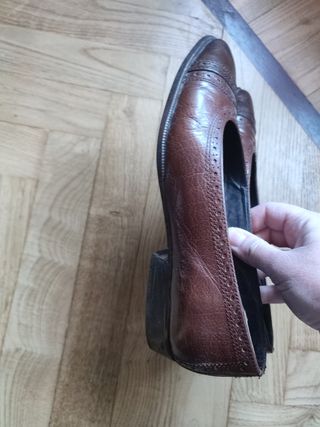 Salones señora piel talla 36