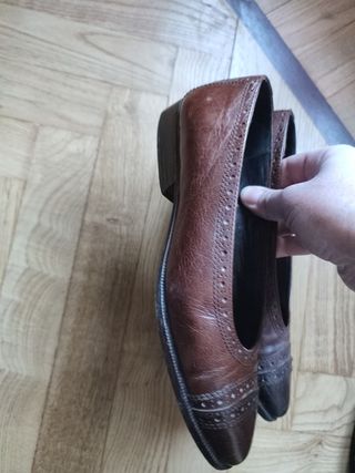 Salones señora piel talla 36