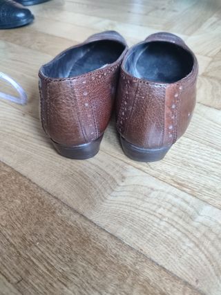 Salones señora piel talla 36