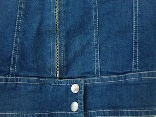 Cazadora vaquera cuello mao Bershka mujer 38