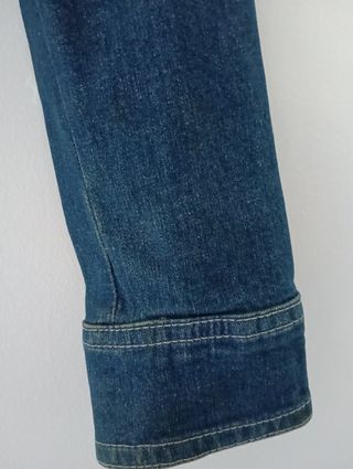 Cazadora vaquera cuello mao Bershka mujer 38