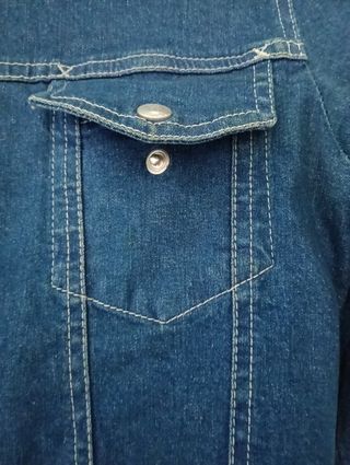 Cazadora vaquera cuello mao Bershka mujer 38