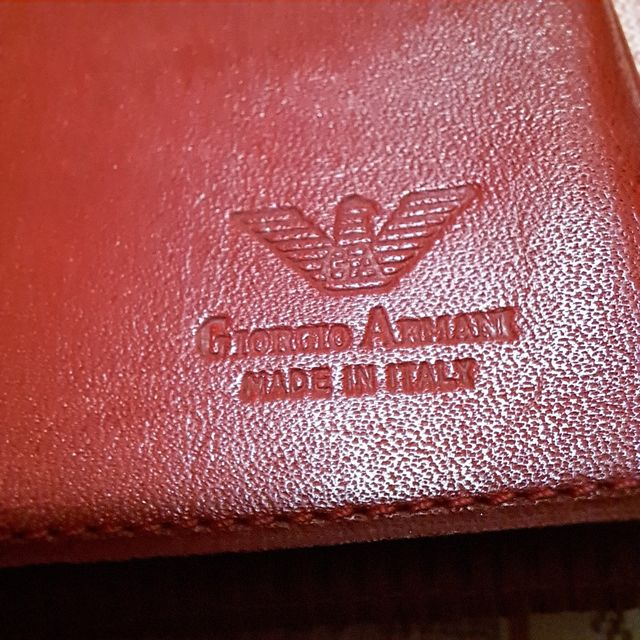 Portafoglio rosso Emporio Armani vintage
