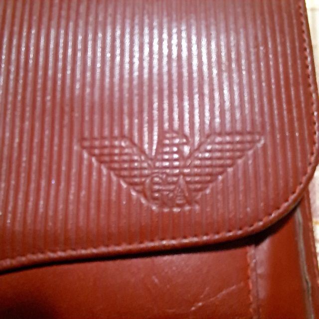 Portafoglio rosso Emporio Armani vintage