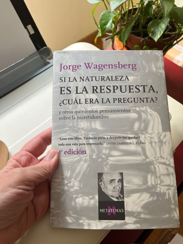 LIBRO SI LA NATURALEZA ES LA RESPUESTA CUAL ERA .