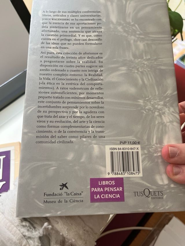 LIBRO SI LA NATURALEZA ES LA RESPUESTA CUAL ERA .