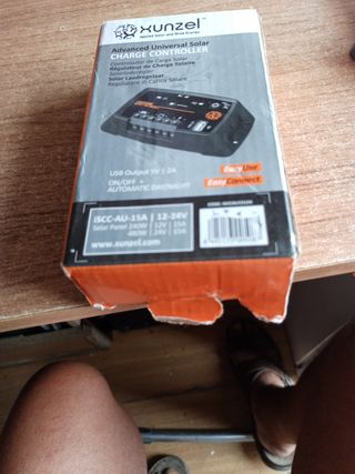 Regulado paca solar xunzel 12 y 24v 15 amperios