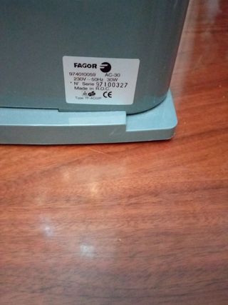 Homificador nuevo de FAGOR.