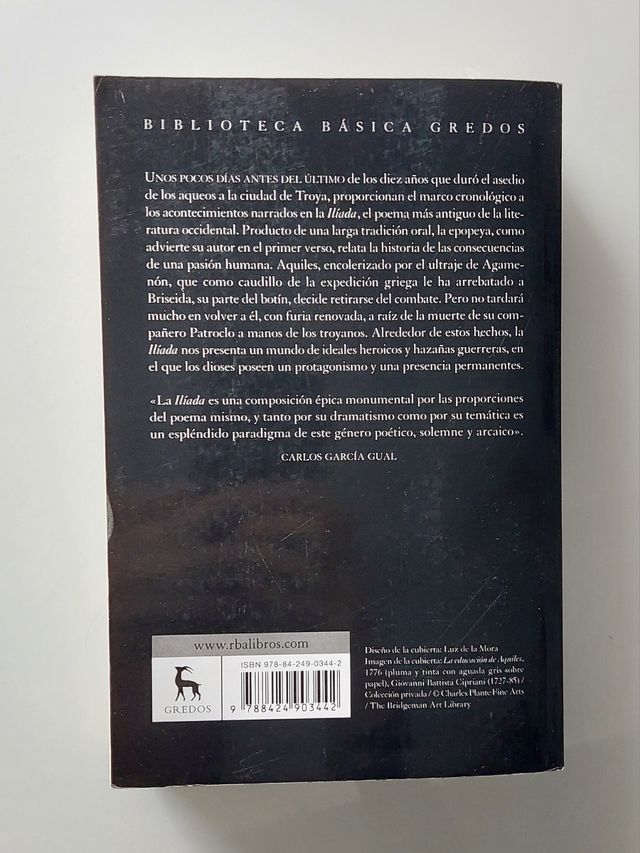 La Ilíada: Biblioteca de Grandes Escritores (Spanish Edition)