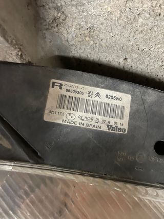 Faros citroen picasso
